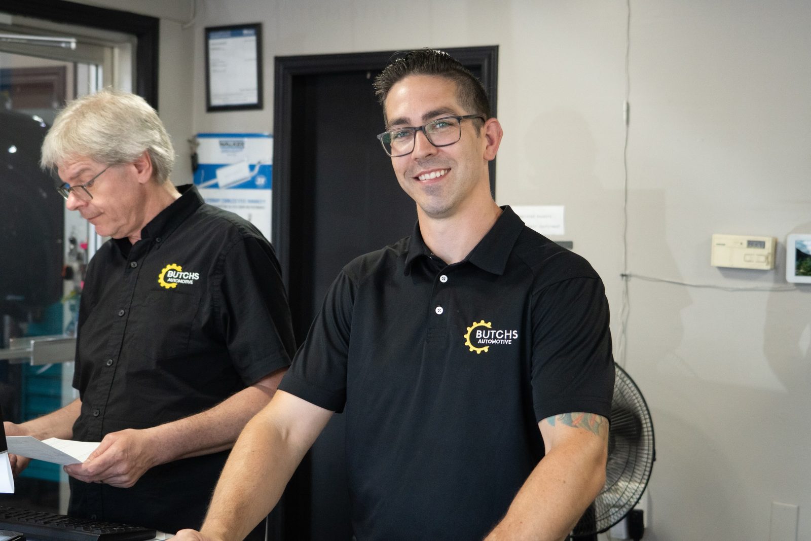 The Butchs team at the front counter